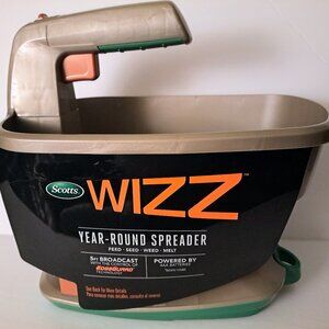 Scotts WIZZ Battery-Operated Spreader for Feed, Seed, Weed & Melt
